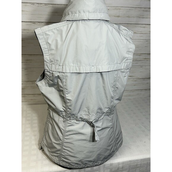 Eddie Bauer TRAVEX Trekker Vest Women's LARGE Light Gray Utility Field POCKETS - Picture 7 of 16